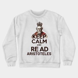 Cita filosófica de Aristoteles para estoicos Crewneck Sweatshirt